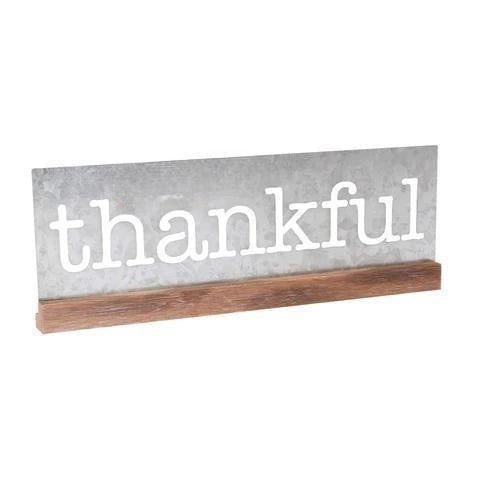 Thankful Tabletop Sign