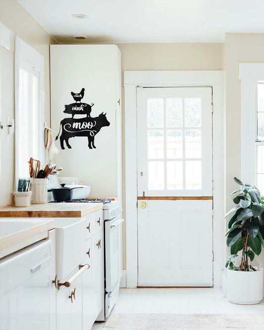 Farm Animal Metal Sign